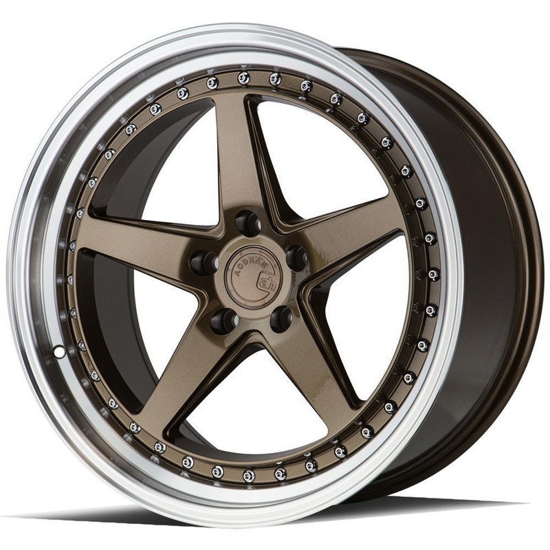 AodHan DS05 Wheels - 5x114.3 19" - Bronze w/Machined Lip