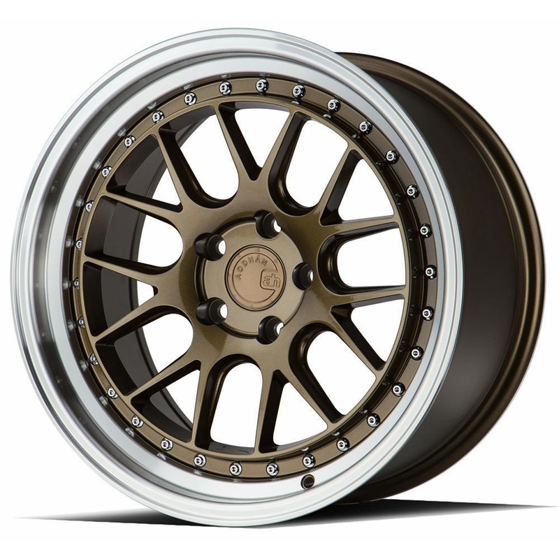 AodHan DS06 Wheels - 5x100 18" - Bronze w/Machined Lip