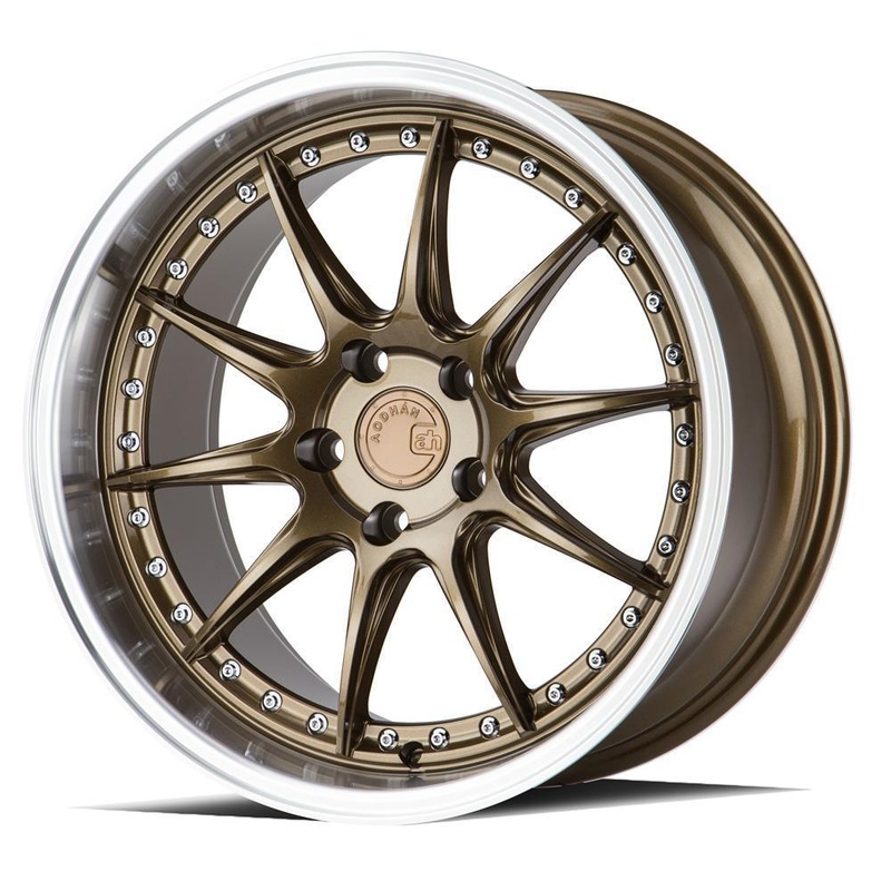 AodHan DS07 Wheels - 5x114.3 19" - Bronze w/Machined Lip