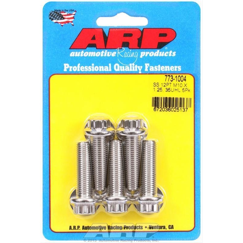 ARP Stainless Steel 10mm x 1.25 12-point Bolts (773-1004)
