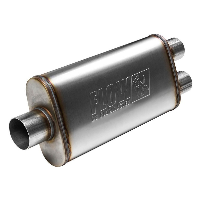 Flowmaster FlowFX Muffler - 3" Center In / 2.5" Dual Out / 24" Length (72288)