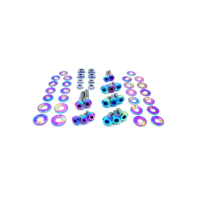 Dress Up Bolts Stage 1 Titanium Engine Bay Kit | 2020-2021 Toyota Supra MKV 3.0L (TOY-008-Ti)