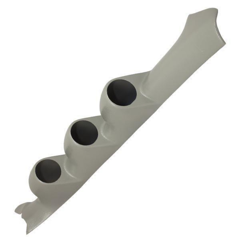 GlowShift Gray RHD Triple Pillar Gauge Pod | 2002-2007 Subaru WRX/STi RHD (GS-368G-RHD)