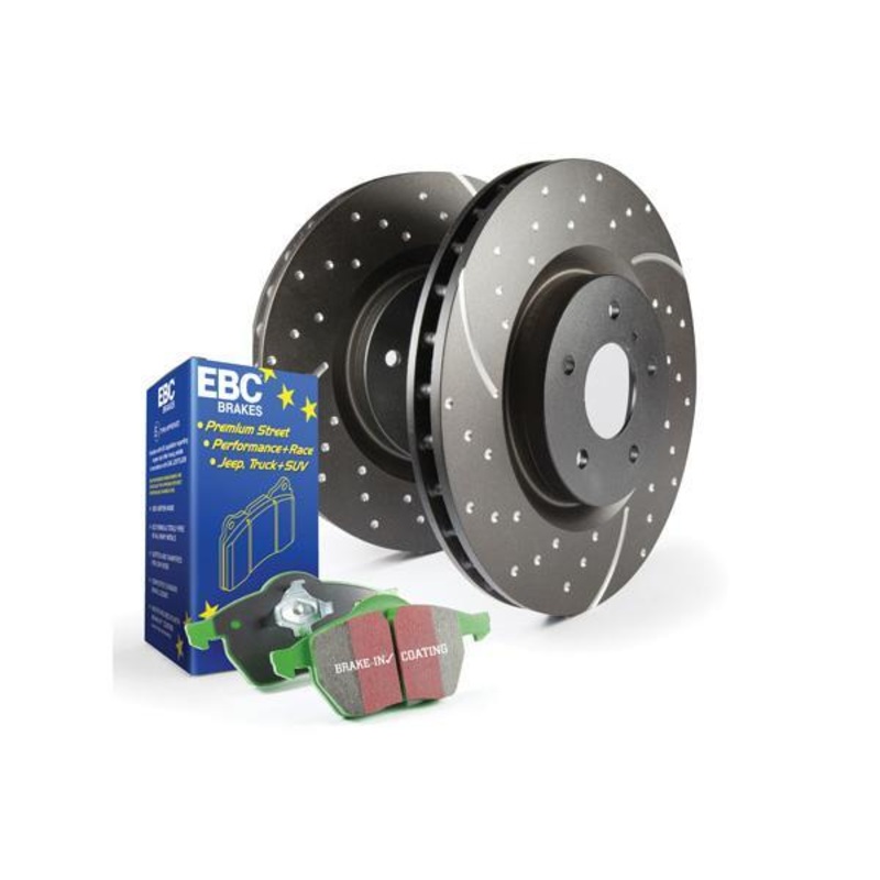 EBC Brakes Stage 10 Rear Brake Upgrade Kit | 2015-2021 Subaru WRX (S10KR1381)