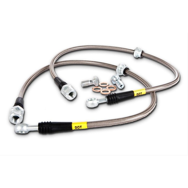 Stoptech Stainless Steel Braided Brake Line Kit | 1990-1994 Mitsubishi Eclipse (950.46502)