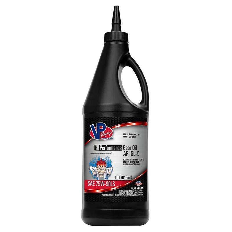 VP Racing Full Syn GL-5 75W-90 Hi-Performance Gear Oil - 1QT (2885)
