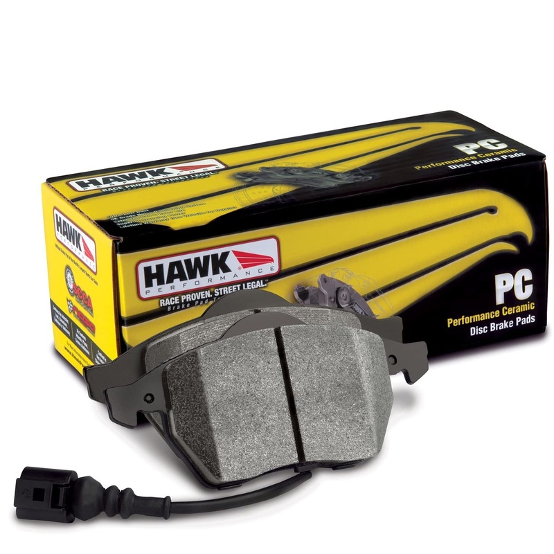 Hawk Performance Ceramic Performance Front Brake Pads | 2012-2015 Chevrolet Camaro ZL1 (HB649Z.605)
