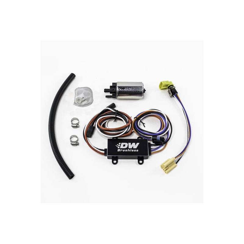 Deatschwerks DW440 Brushless Fuel Pump w/ PWM Controller | 2005-2010 Ford Mustang (9-441-C103-0905)