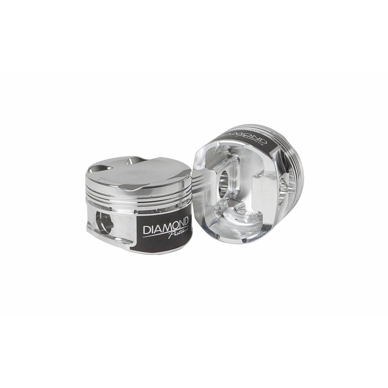 Diamond Pistons 85.5mm Bore -16.5cc Dished Piston Set | 1999-2006 Mitsubishi 4G63 (82010-4)