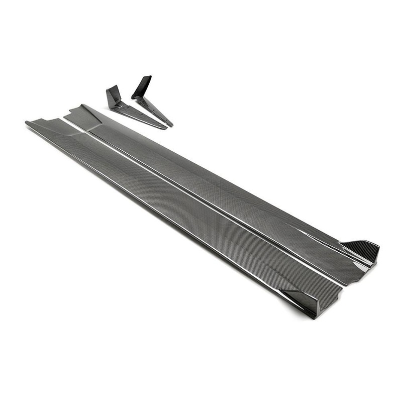 Seibon TB-Style Carbon Fiber Side Skirts | 2017-2021 Infiniti Q60 (SS17INFQ60-TB)