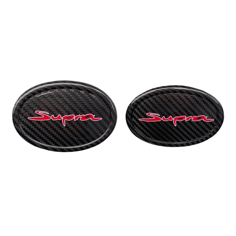 Rexpeed Dry Carbon Emblem Cover | 2020-2022 Toyota Supra (TS34)