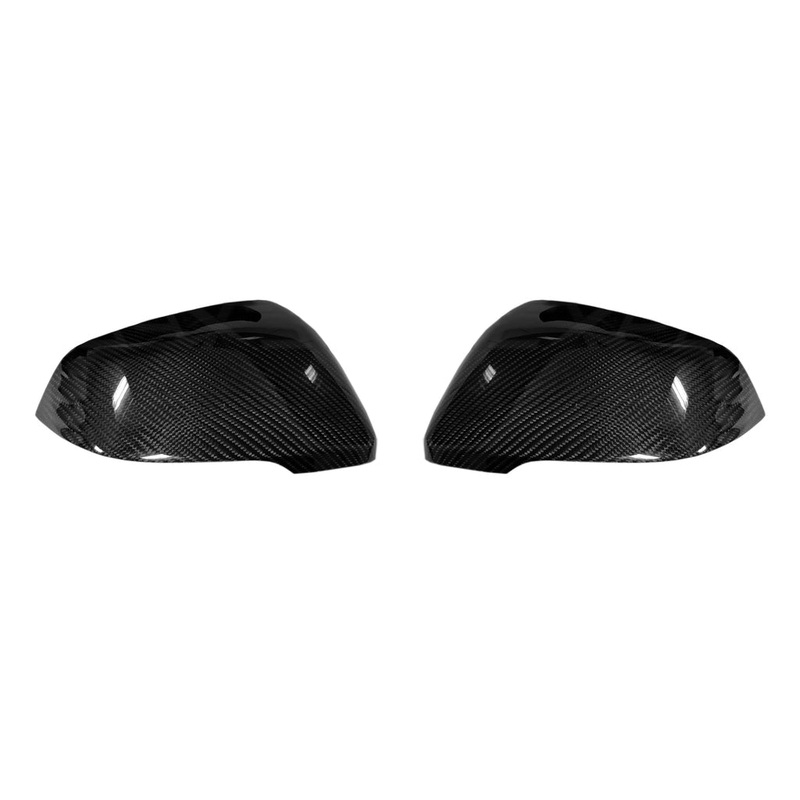 Rexpeed Dry Carbon Mirror Cap Full Replacements-Gloss | 2020-2022 Toyota Supra (TS36)