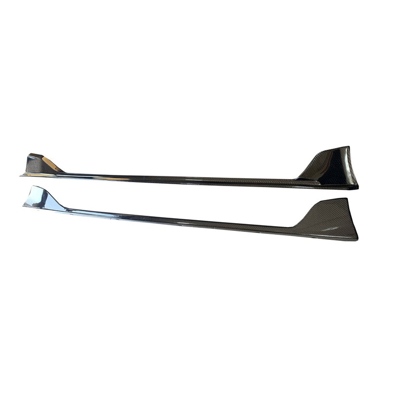 Rexpeed V3 Carbon Fiber Side Skirt Extension-Gloss | 2020-2022 Toyota Supra (TS24)