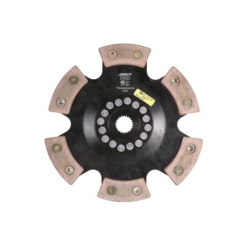 ACT 6 Pad Rigid Race Disc | 2008-2009 Dodge Caliber SRT-4, 2013-2018 Ford Focus ST, and 2016-2018 Ford Focus RS (6240008-2)