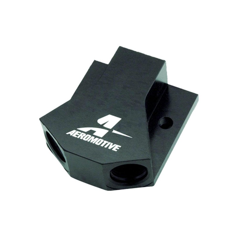 Aeromotive High Flow Y Block - ORB-10 to 2x ORB-08 (15620)