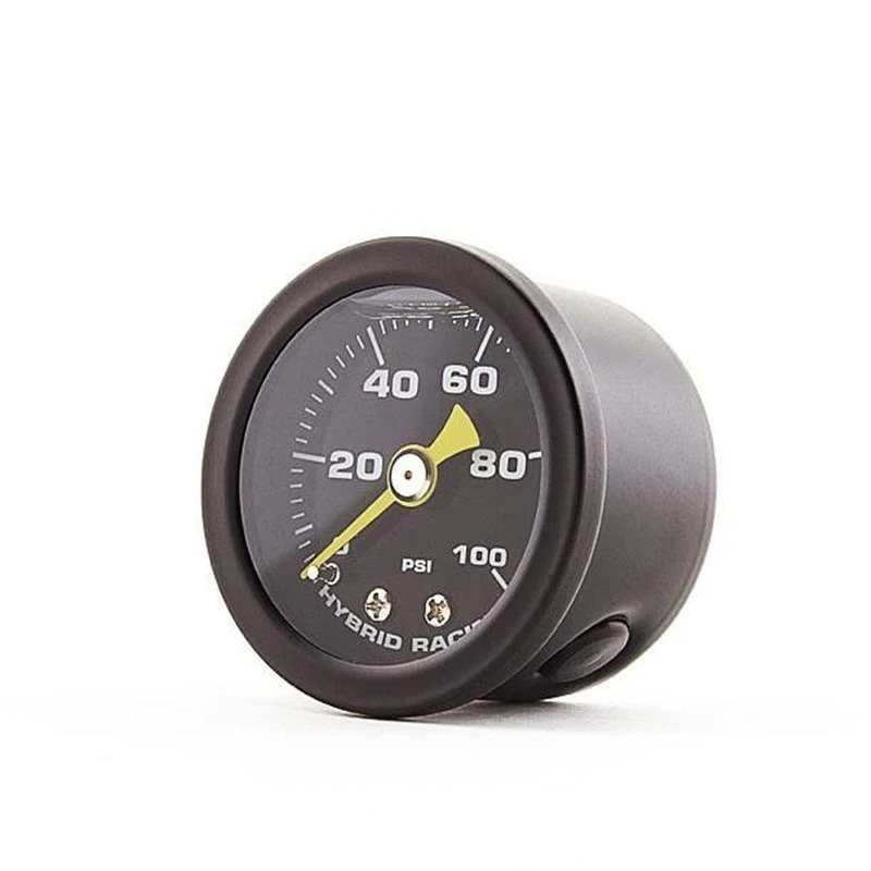 Hybrid Racing Liquid Filled Fuel Pressure Gauge (HYB-FPG-01-02)