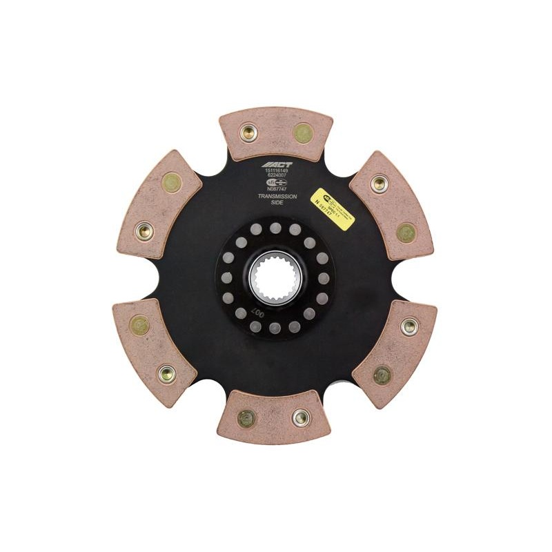 ACT 6 Pad Rigid Race Disc | Multiple Fitments (6224007)