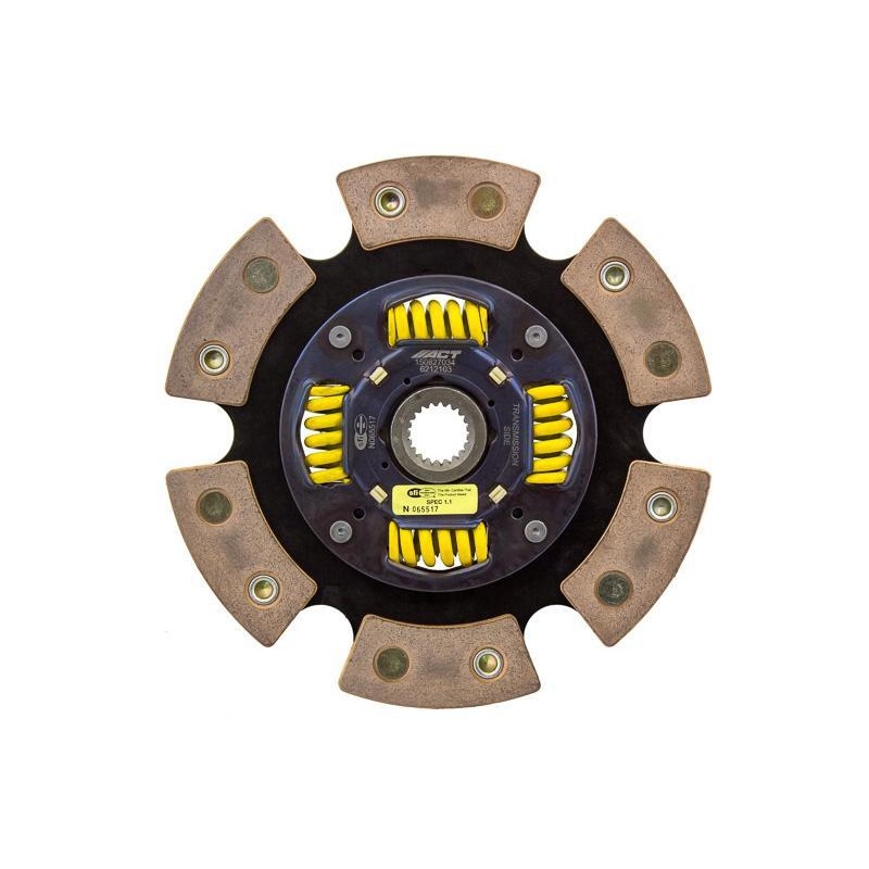 ACT 6 Pad Sprung Race Disc | Multiple Fitments (6212103)