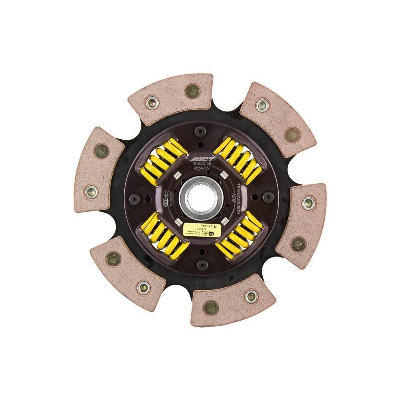 ACT 6 Pad Sprung Race Disc | Multiple Fitments (6224205)