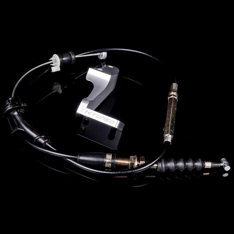 K-Tuned Throttle Cable & Bracket Kit | 1988-2005 Honda Civic (KTD-TCU-145)