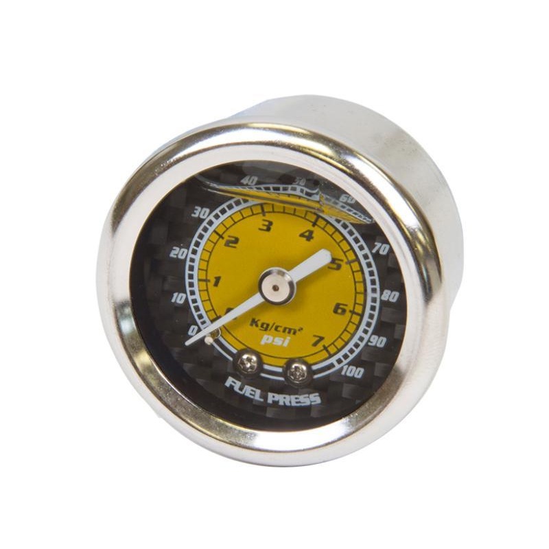 NRG Fuel Regulator Gauge 100 PSI w/ Carbon Fiber Finish (FRG-100CF)