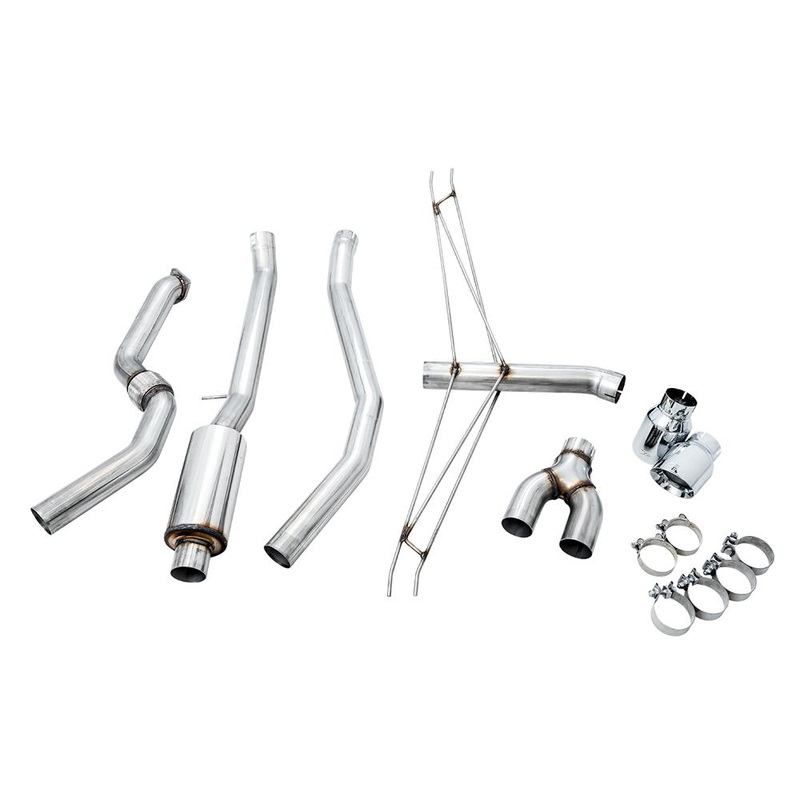 AWE Dual Tip Exhaust Conversion Kit | 2017-2021 Honda Civic Si 1.5L Turbo (3810-31016)