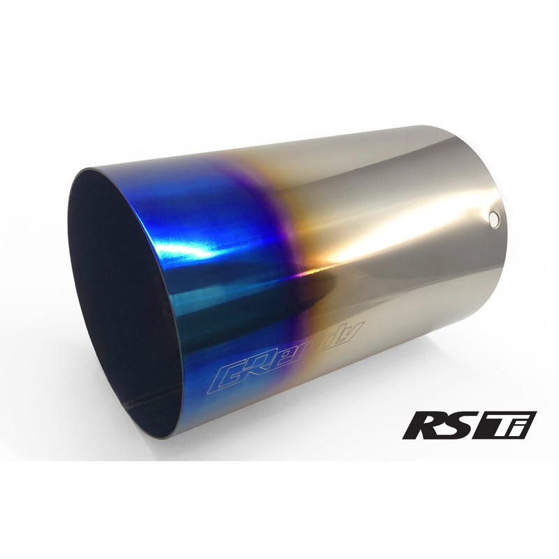 GReddy Burnt Titanium Tip 115mm Diameter 170mm Length | Universal  (11002104)