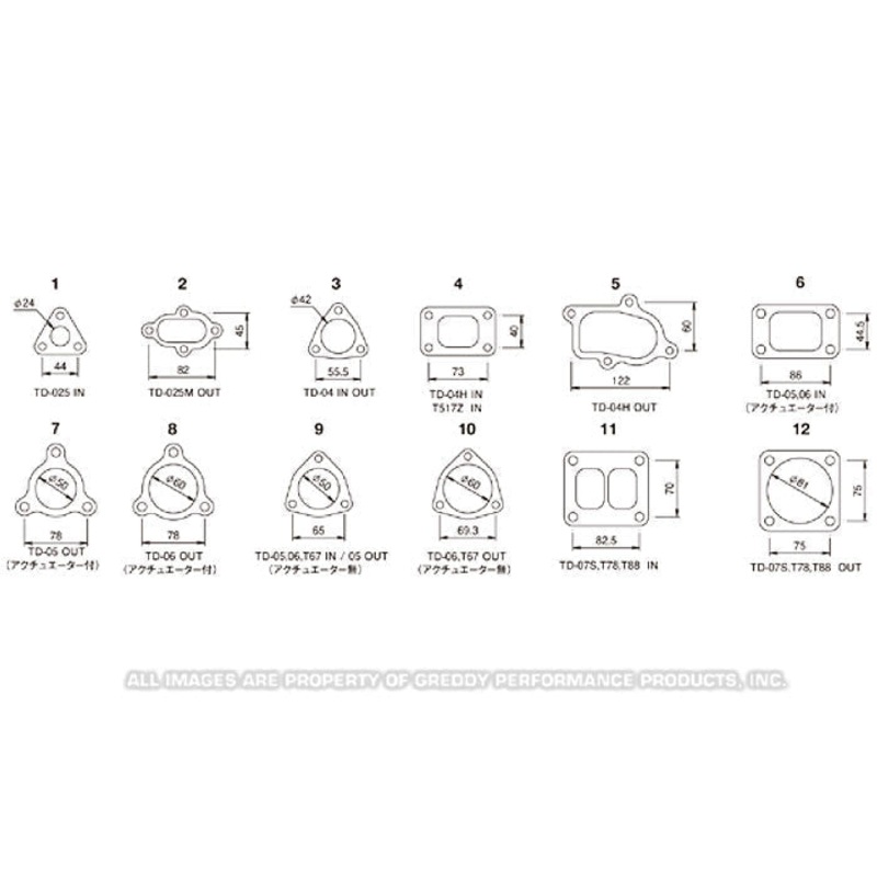 GReddy T618Z Turbo Outlet Gasket | Universal  (11900137)