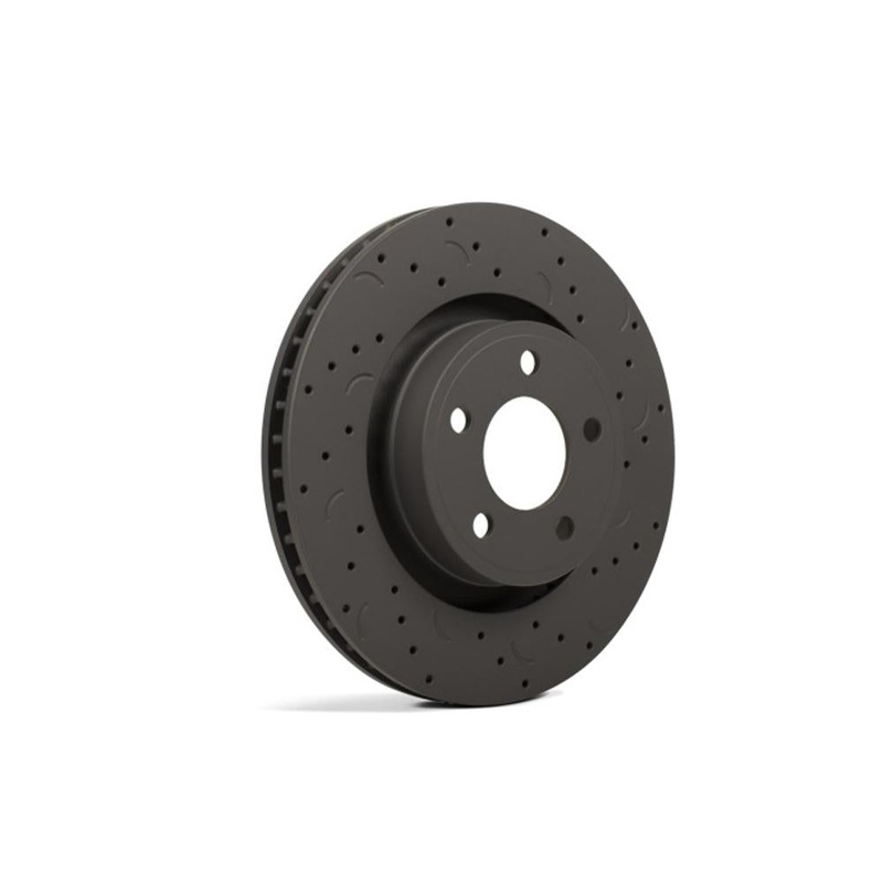 Hawk Talon Drilled & Slotted Front Brake Rotor Set | 2006-2015 Mazda MX-5 Miata (HTC4948)