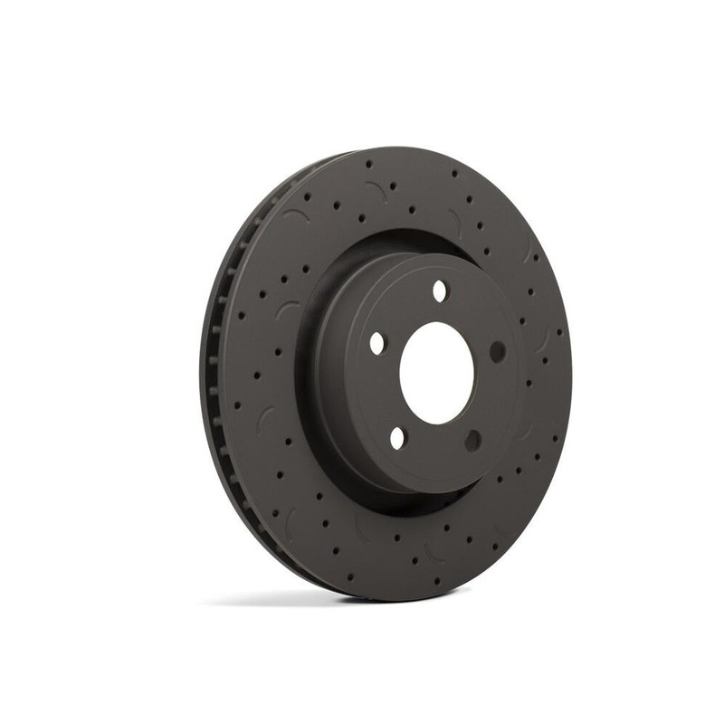 Hawk Talon Drilled & Slotted Rear Brake Rotor Set | 1997-2001 Acura Integra Type R (HTC5308)