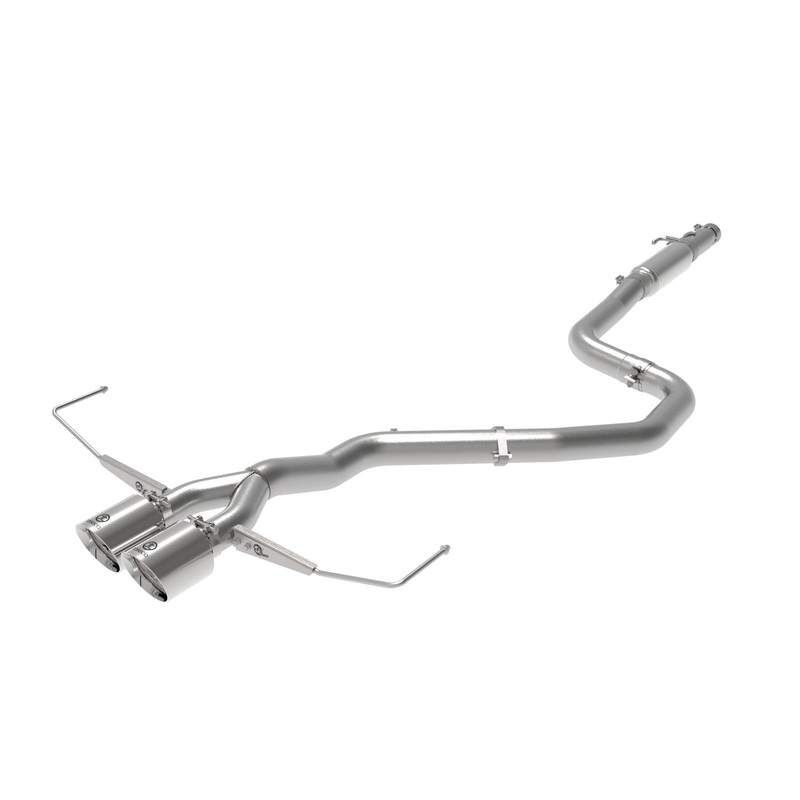 aFe Power Takeda 3" to 2-1/2" 304 Stainless Steel Cat-Back Exhaust System | 2019 - 2021 Hyundai Veloster 1.6 (49-37011)