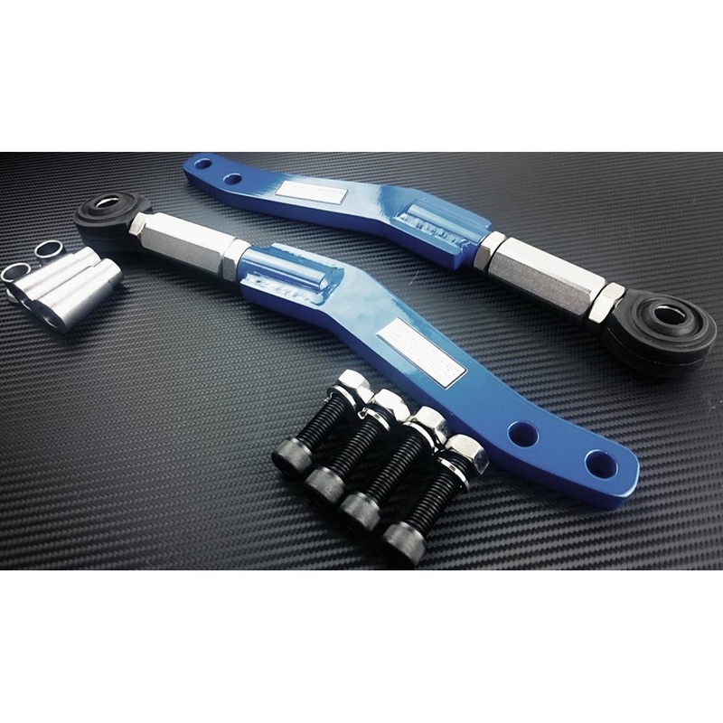 P2M Curved Adjustable Tension Rod | 1989-1994 Nissan S13 240SX (P2-CTNRNS13-HC)