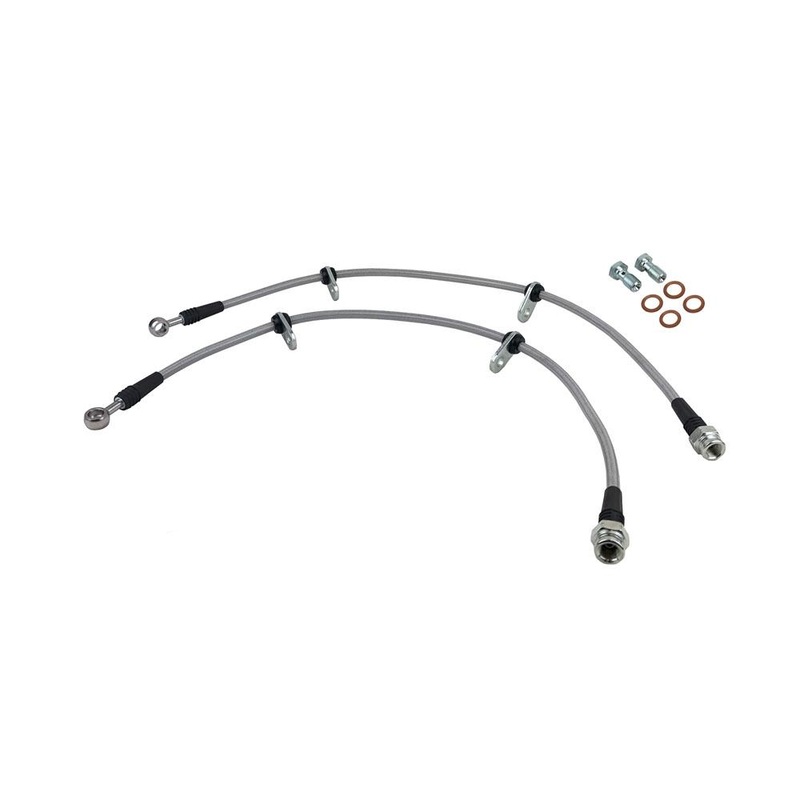 P2M Steel Braided Front Brake Lines | 2000-2005 Honda S2000 (P2-S2KAP1FR)