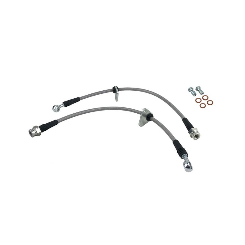 P2M Steel Braided Rear Brake Lines | 2000-2005 Honda S2000 (P2-S2KAP1RR)