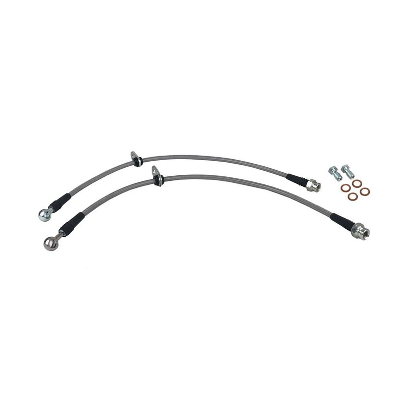 P2M Steel Braided Rear Brake Lines | 2007-2010 Mitsubishi Evo X AWD (P2-EVOXRR)
