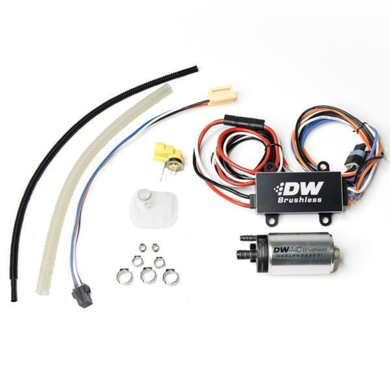 DeatschWerks 440lph In-Tank Brushless Fuel Pump with 9-0909 Install Kit and C102 Controller | 2003-2013 Chevrolet Corvette (9-442-C102-0909)