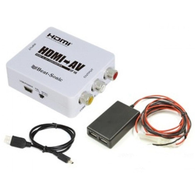 Beat-Sonic HDMI to RCA Converter Adapter with USB Power Supply (IF16STA)