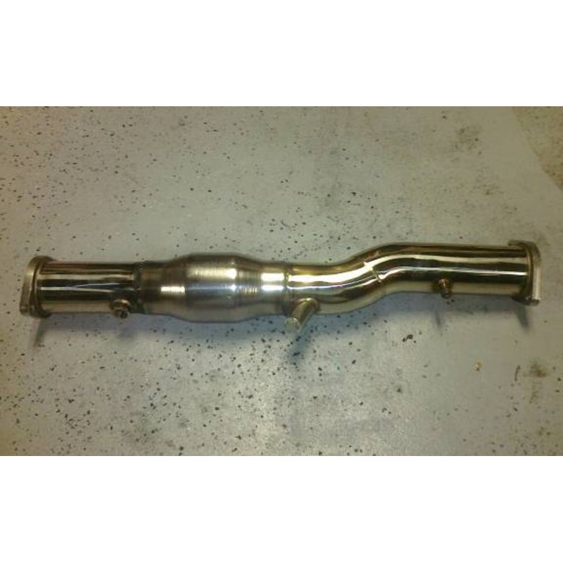 SpeedCircuit 3" High Flow Cat Pipe | 2008-2015 Mitsubishi Evo X (SC_X_HFC_MID)