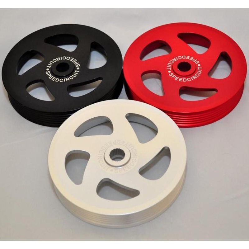 SpeedCircuit Lightweight Power Steering Pump Pulley | 2008-2015 Mitsubishi Evo X (SC_X_PSPLY)