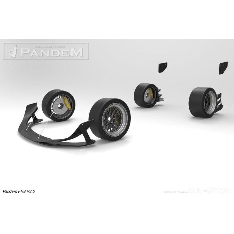 GReddy Pandem Wide Body V3 Front Canards | 2013-2016 Scion FR-S  (17010283)