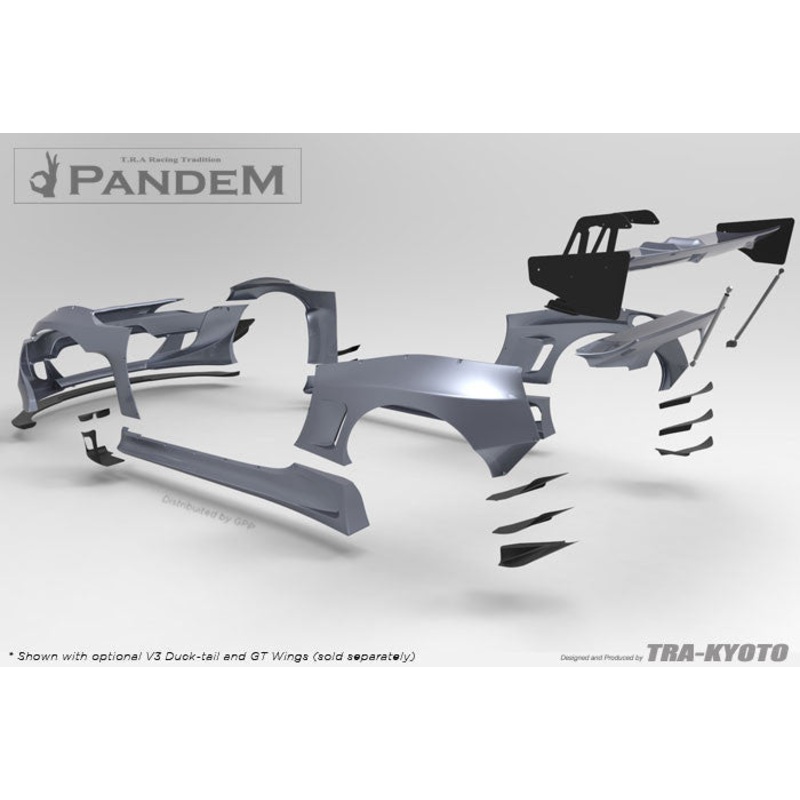GReddy Pandem Wide Body V3 Front Fenders | 2013-2016 Scion FR-S  (17010278)