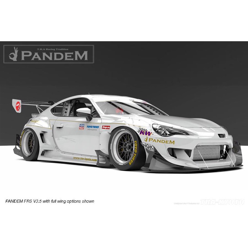 GReddy Pandem Wide Body V3 Rear Canards | 2013-2016 Scion FR-S  (17010277)