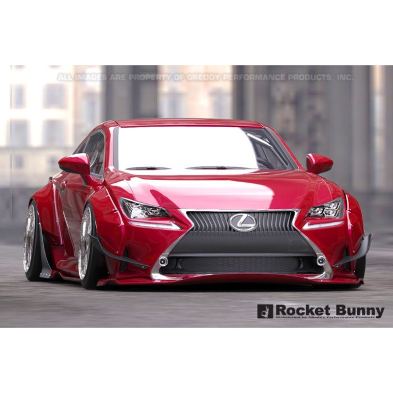 GReddy Rocket Bunny Front Canards | 2015+ Lexus RC F  (17010266)