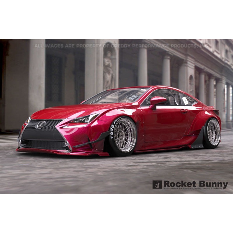 GReddy Rocket Bunny Rear Fenders | 2015+ Lexus RC F  (17010265)