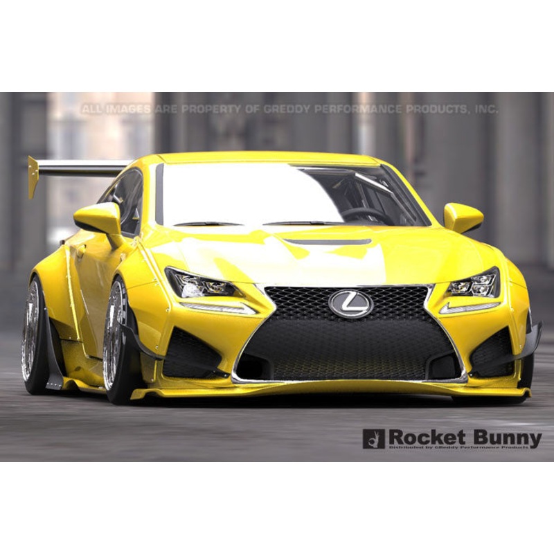 GReddy Rocket Bunny Rear Over-Fenders +70mm | 2015+ Lexus RC F  (17010256)