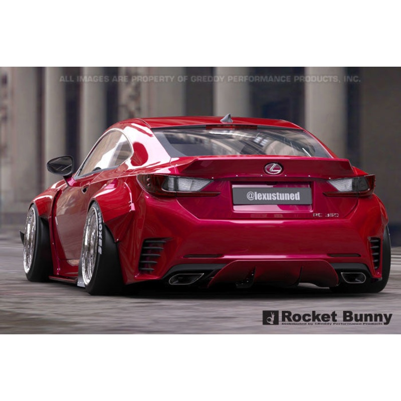 GReddy Rocket Bunny Side Canards | 2015+ Lexus RC F  (17010267)