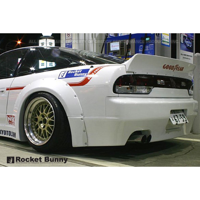 GReddy Rocket Bunny Side Skirts Ver. 1-FRP | 1989-1993 Nissan 240SX  (17020232)