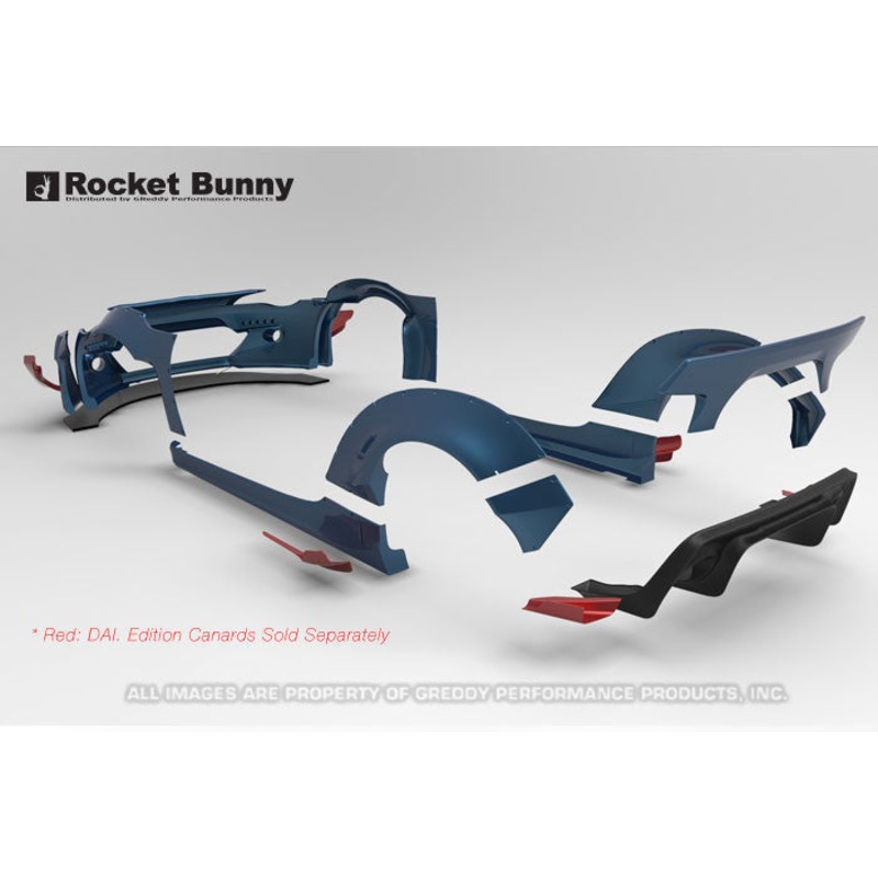 GReddy Version 2 GReddy X Rocket Bunny Aero Front Bumper Only | 2013-2016 Scion FR-S  (17010231)
