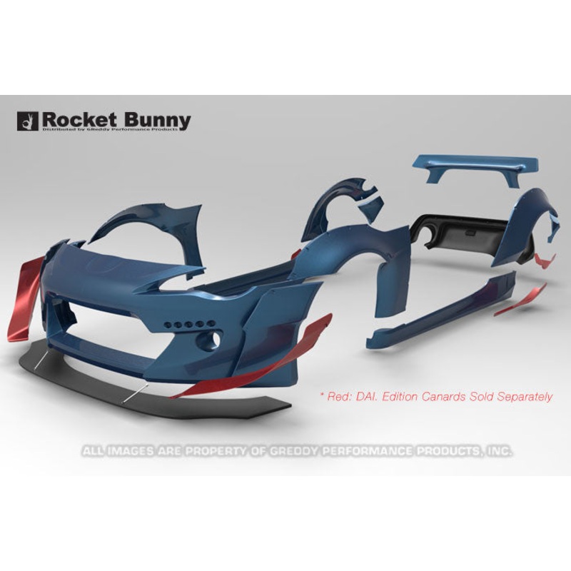 GReddy Version 2 GReddy X Rocket Bunny Aero Rear Duck Tail Wing Only | 2013-2016 Scion FR-S  (17010236)