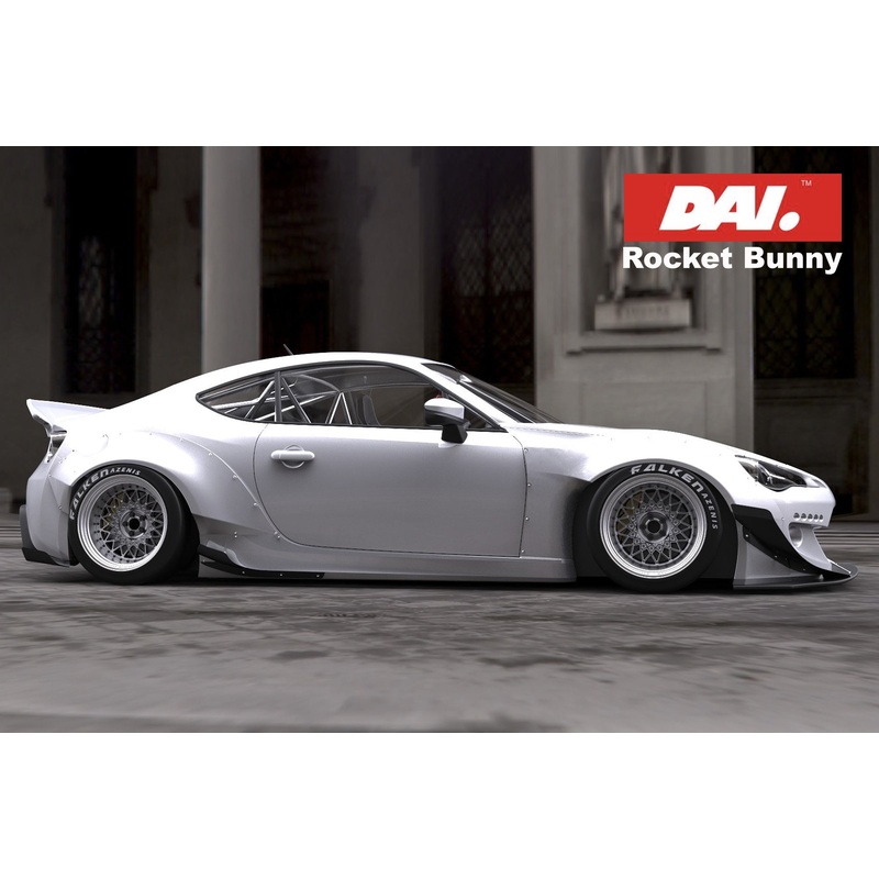 GReddy Version 2 GReddy X Rocket Bunny Aero Side Skirts Only | 2013-2016 Scion FR-S  (17010232)